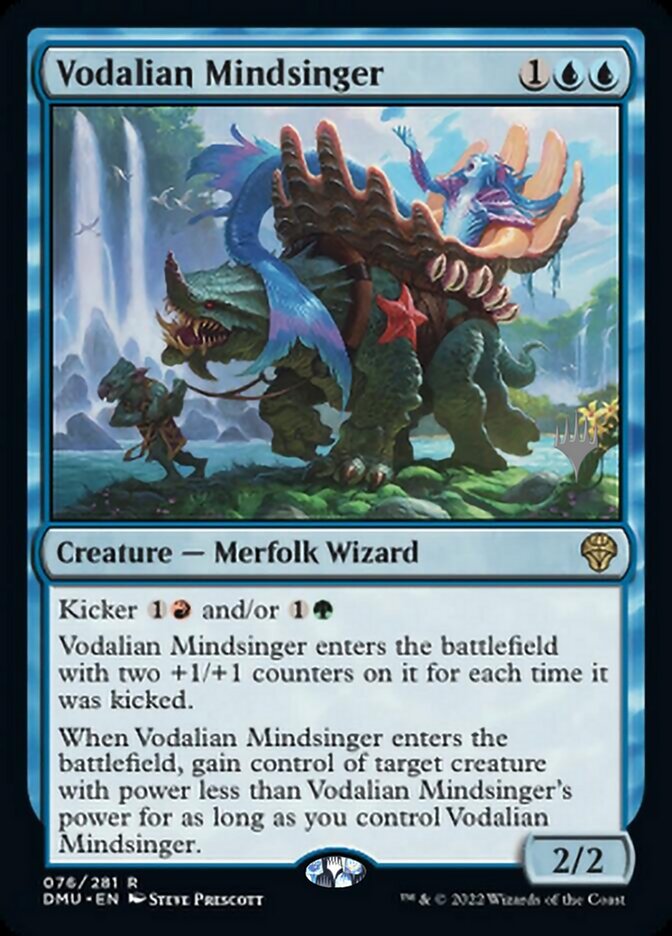 Vodalian Mindsinger (Promo Pack) [Dominaria United Promos] | Rook's Games and More