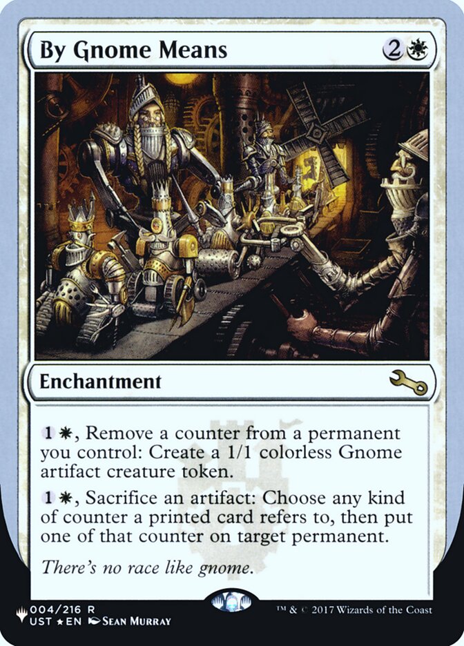 By Gnome Means (Unfinity Foil Edition) [The List] | Rook's Games and More