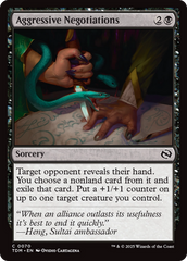 Aggressive Negotiations [Tarkir: Dragonstorm]