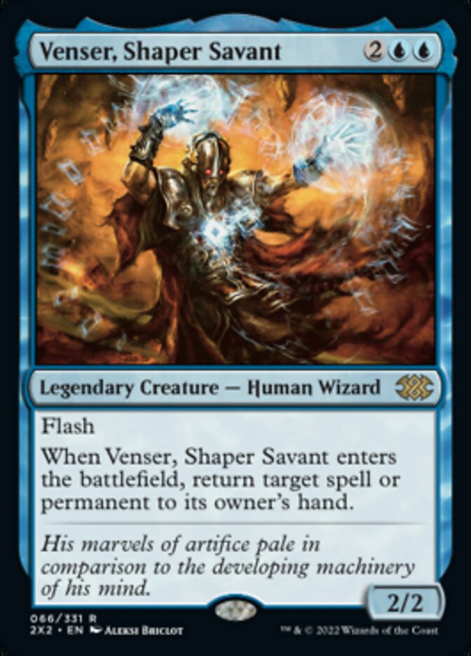 Venser, Shaper Savant [Double Masters 2022] | Rook's Games and More