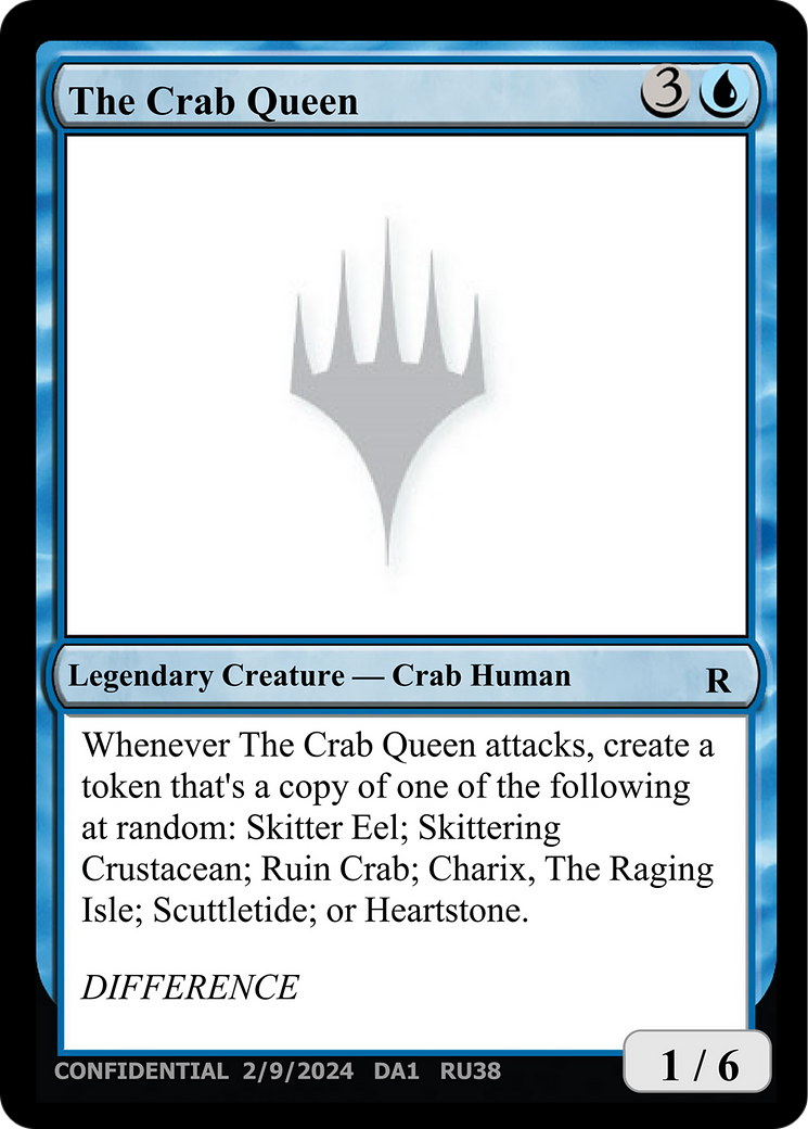 The Crab Queen [Mystery Booster 2 Playtest Cards] | Rook's Games and More