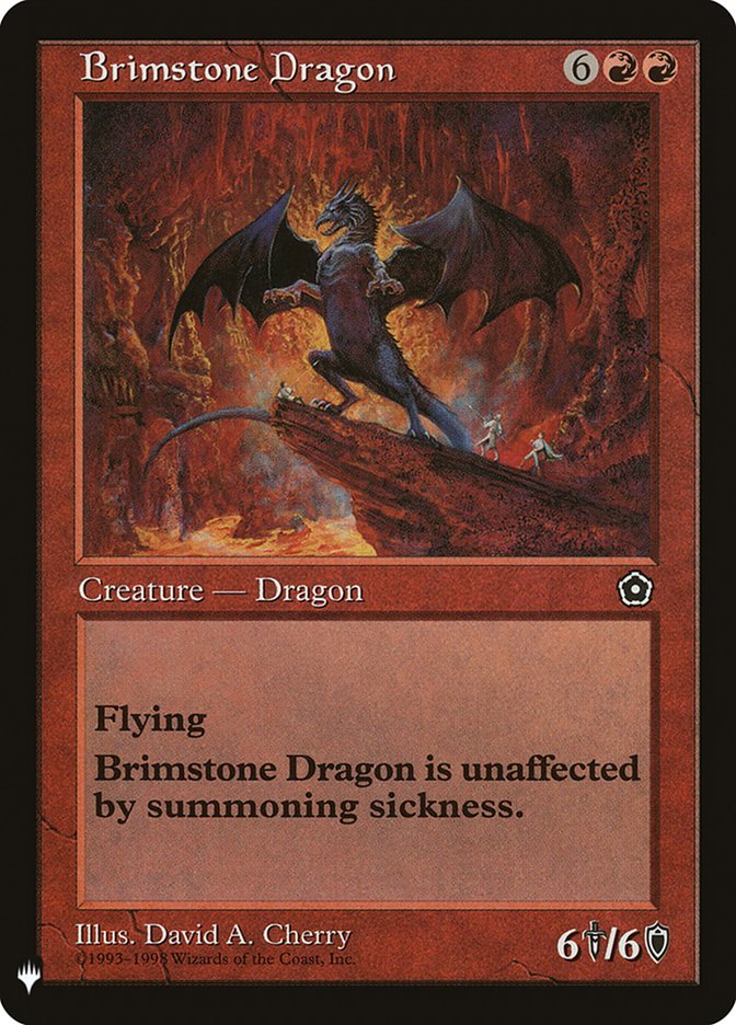 Brimstone Dragon [Mystery Booster] | Rook's Games and More