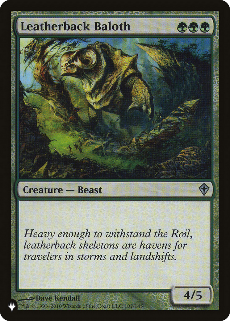 Leatherback Baloth [The List] | Rook's Games and More
