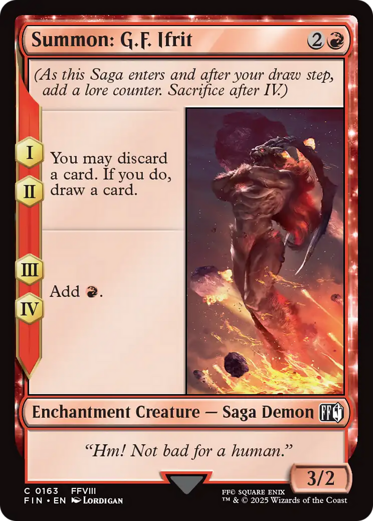 Summon: G.F. Ifrit [FINAL FANTASY] | Rook's Games and More