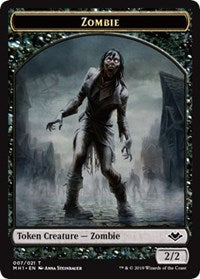 Zombie (007) // Squirrel (015) Double-Sided Token [Modern Horizons Tokens] | Rook's Games and More