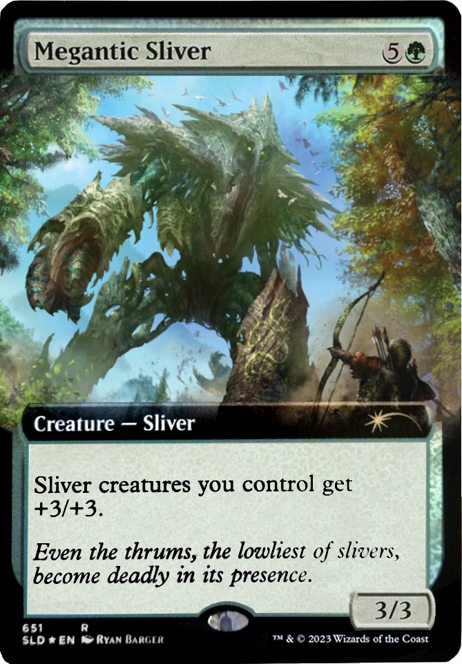 Megantic Sliver (Extended Art) [Secret Lair Drop Promos] | Rook's Games and More