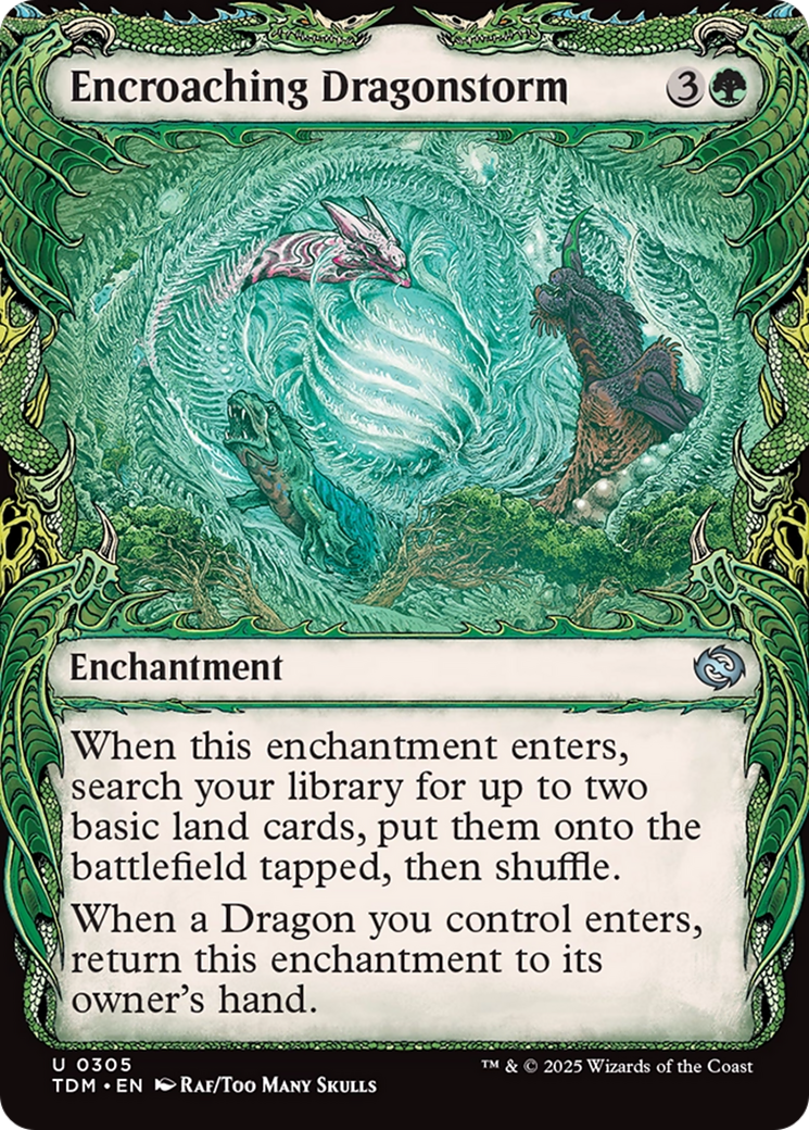 Encroaching Dragonstorm (Showcase) [Tarkir: Dragonstorm] | Rook's Games and More