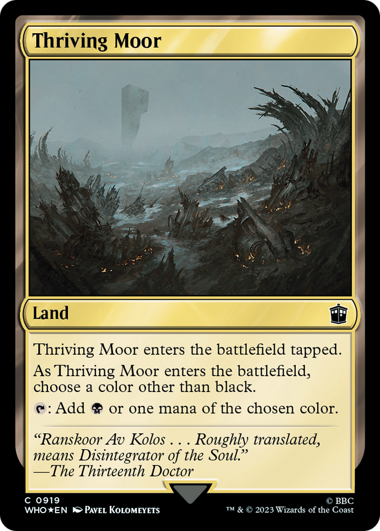 Thriving Moor (Surge Foil) [Doctor Who] | Rook's Games and More