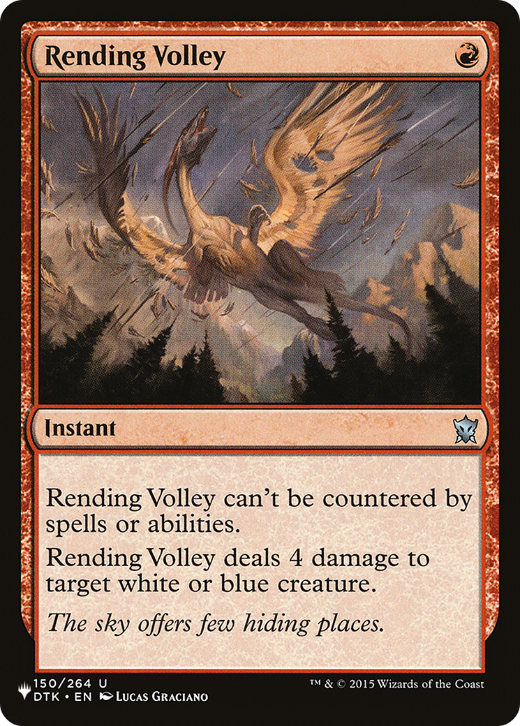 Rending Volley [The List] | Rook's Games and More