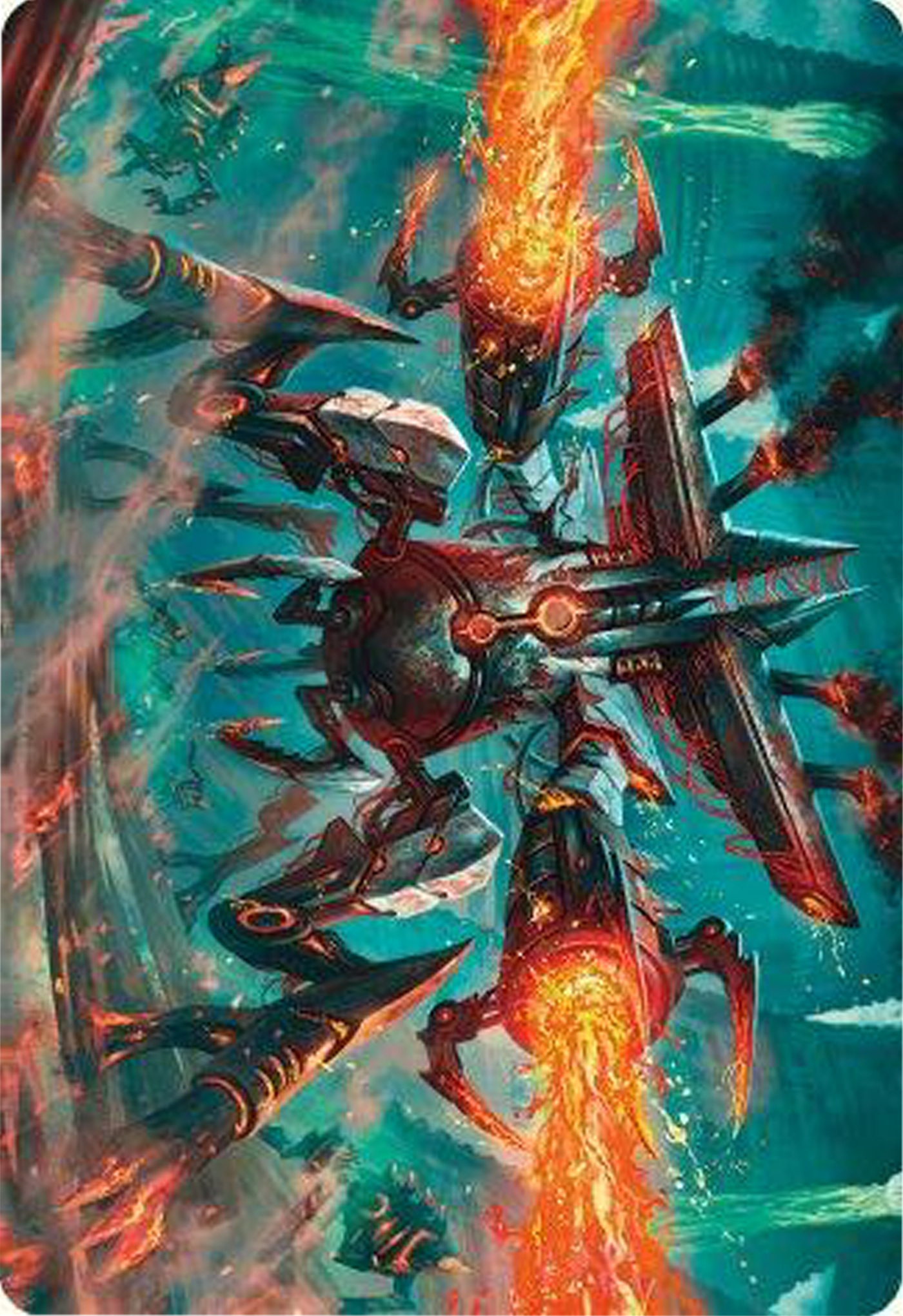 Exterminator Magmarch Art Card [Modern Horizons 3 Art Series] | Rook's Games and More