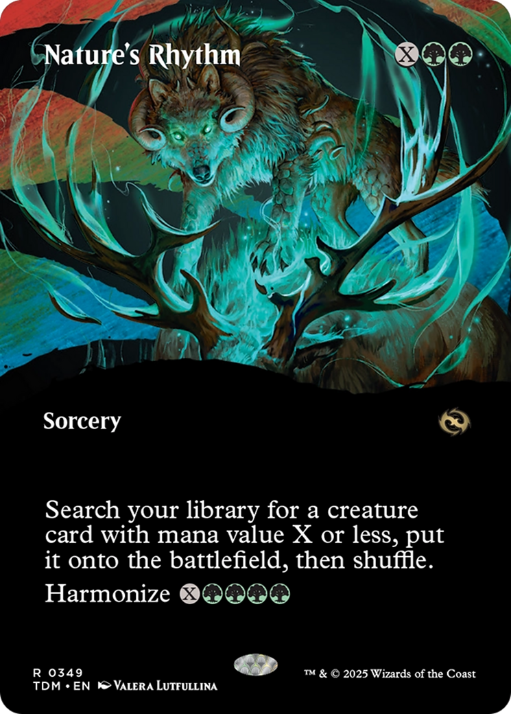 Nature's Rhythm (Borderless) [Tarkir: Dragonstorm] | Rook's Games and More