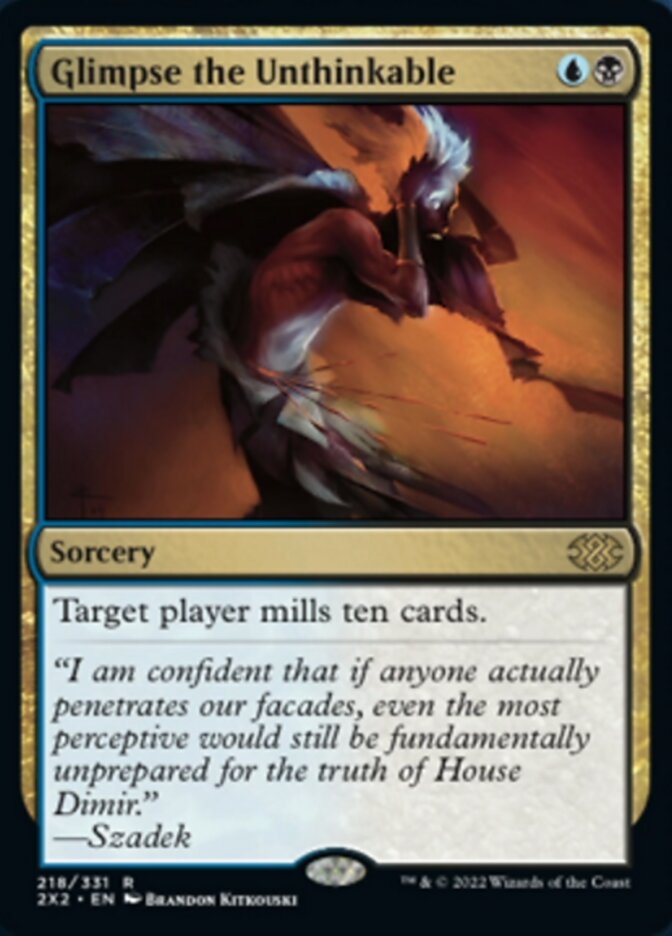 Glimpse the Unthinkable [Double Masters 2022] | Rook's Games and More