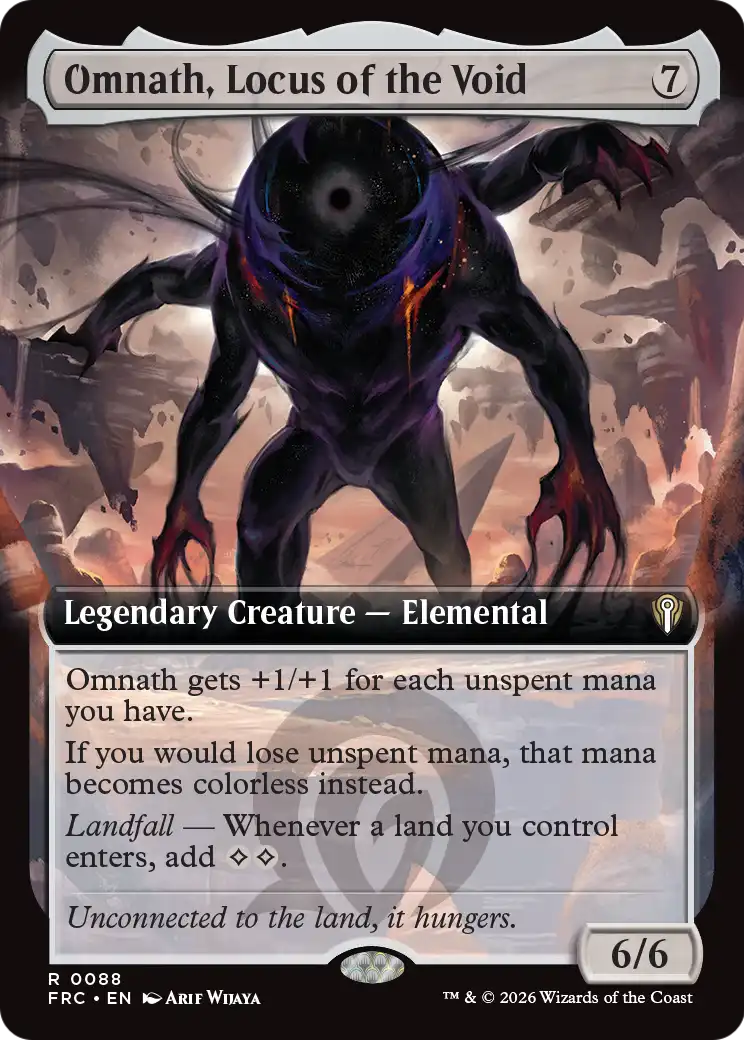 Omnath, Locus of the Void (Extended Art) [Reality Fracture Commander] | Rook's Games and More