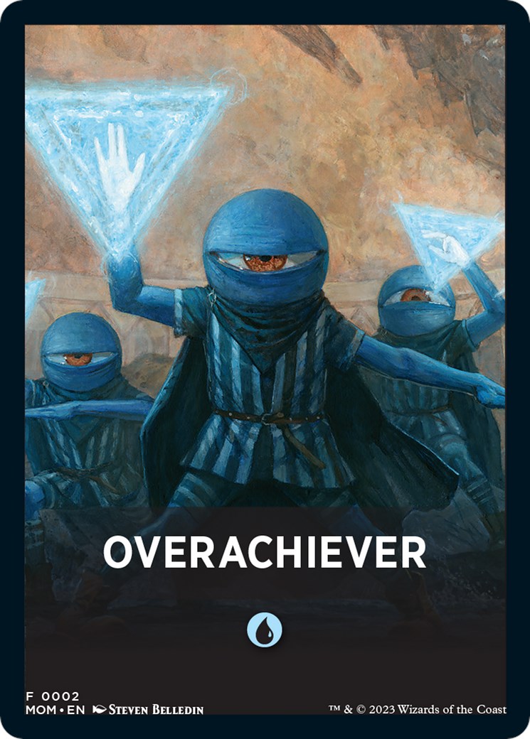 Overachiever Theme Card [March of the Machine Tokens] | Rook's Games and More