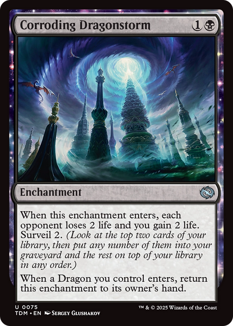 Corroding Dragonstorm [Tarkir: Dragonstorm] | Rook's Games and More