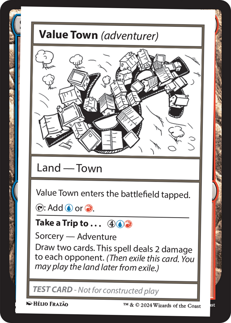 Value Town (adventurer) [Mystery Booster 2 Playtest Cards] | Rook's Games and More