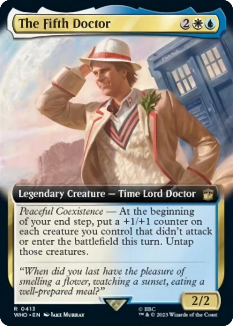 The Fifth Doctor (Extended Art) [Doctor Who] | Rook's Games and More