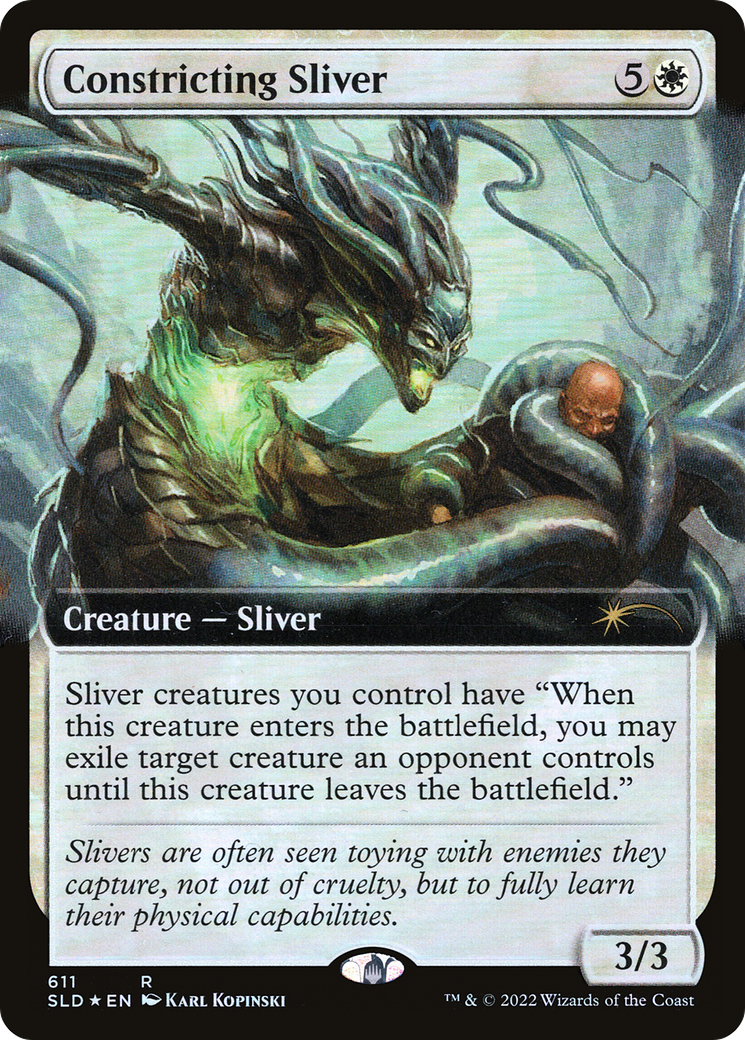 Constricting Sliver (Extended Art) [Secret Lair Drop Promos] | Rook's Games and More