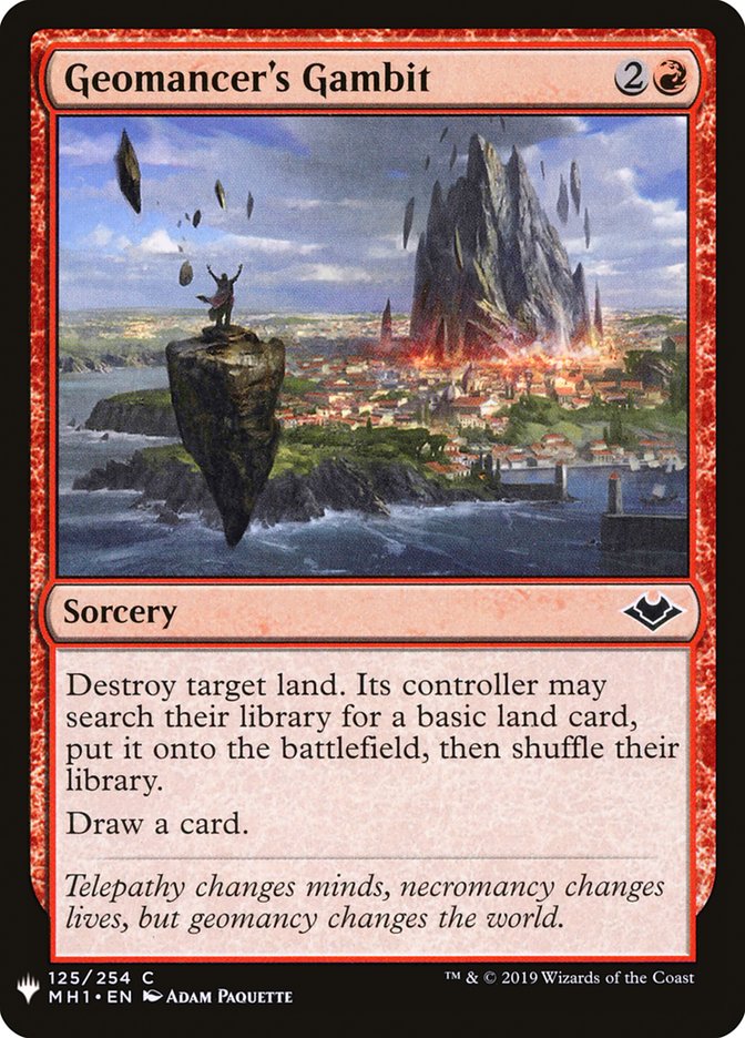 Geomancer's Gambit [Mystery Booster] | Rook's Games and More