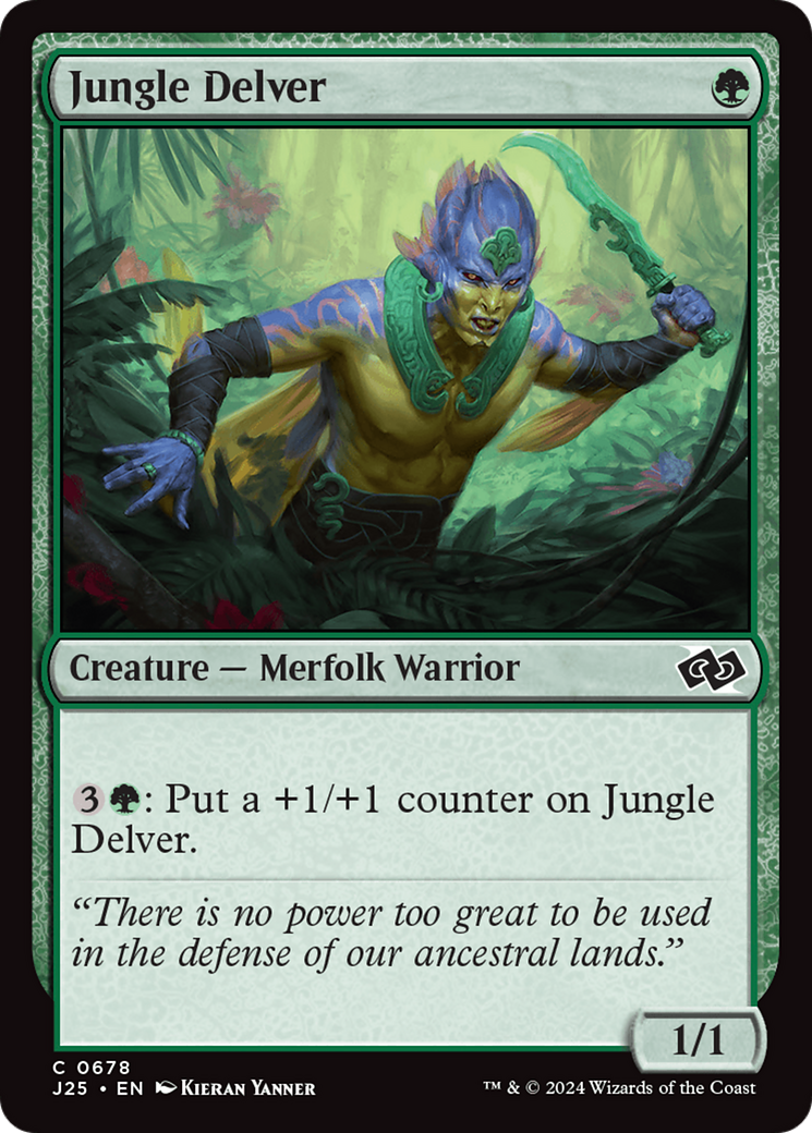 Jungle Delver [Foundations Jumpstart] | Rook's Games and More