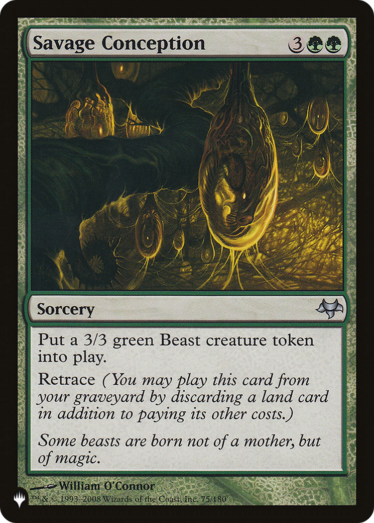 Savage Conception [The List] | Rook's Games and More