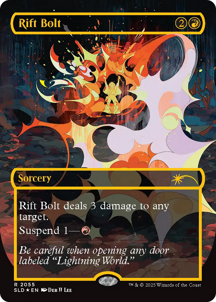 Rift Bolt (2055) (Raised Foil) [Secret Lair Drop Series] | Rook's Games and More