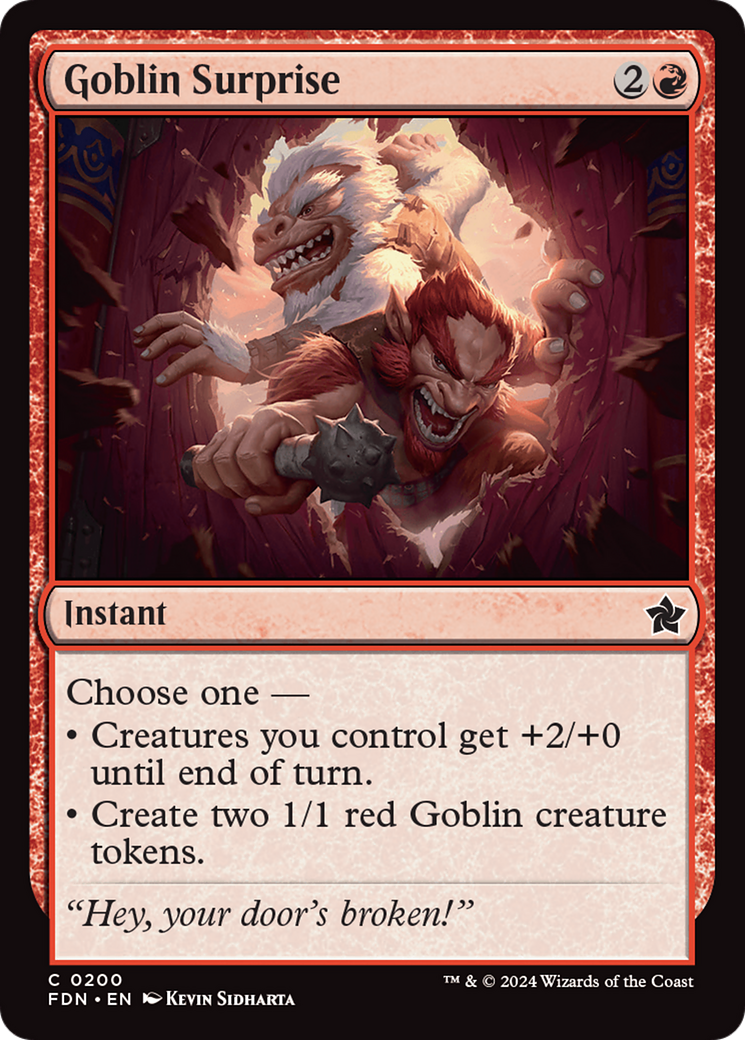 Goblin Surprise [Foundations] | Rook's Games and More