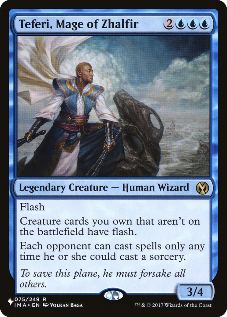 Teferi, Mage of Zhalfir [The List Reprints] | Rook's Games and More