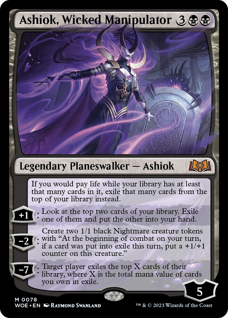 Ashiok, Wicked Manipulator [Wilds of Eldraine] | Rook's Games and More