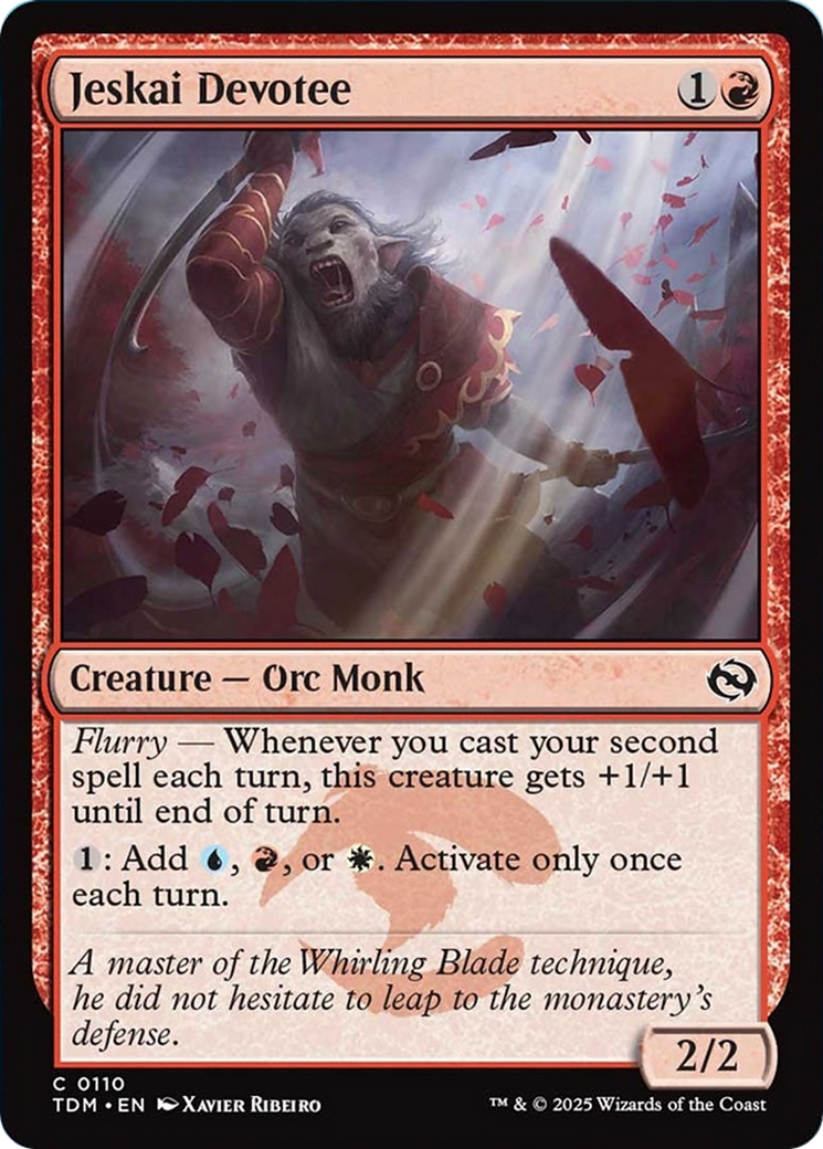 Jeskai Devotee [Tarkir: Dragonstorm] | Rook's Games and More