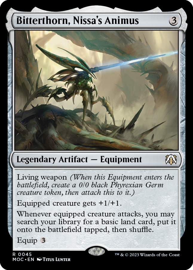 Bitterthorn, Nissa's Animus [March of the Machine Commander] | Rook's Games and More