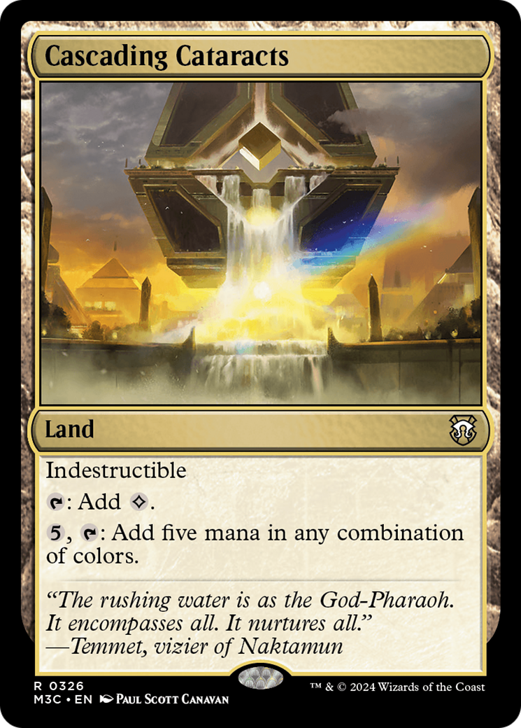 Cascading Cataracts (Ripple Foil) [Modern Horizons 3 Commander] | Rook's Games and More