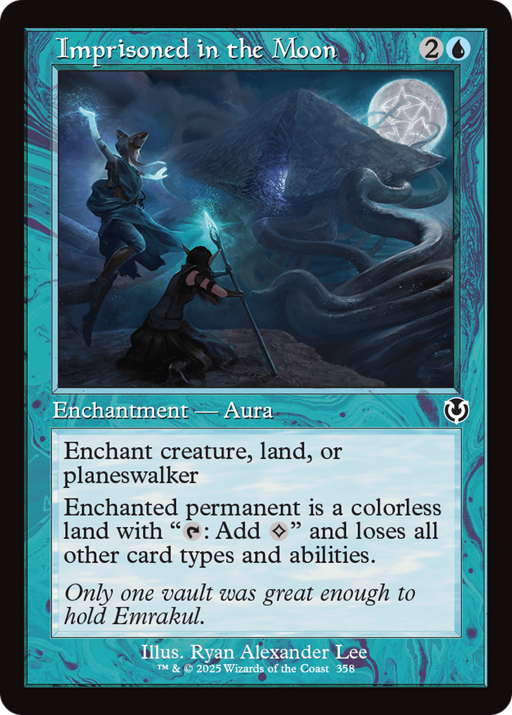Imprisoned in the Moon (Retro Frame) [Innistrad Remastered] | Rook's Games and More