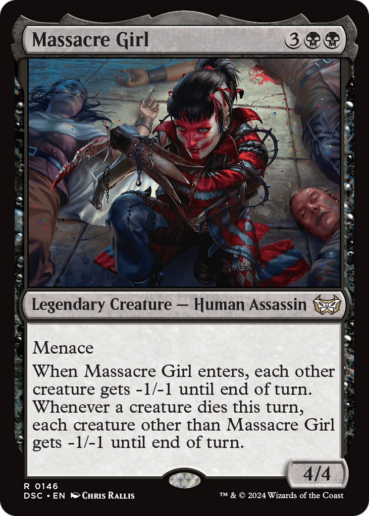 Massacre Girl [Duskmourn: House of Horror Commander] | Rook's Games and More