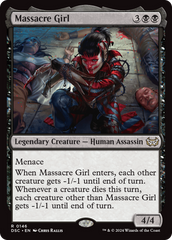 Massacre Girl [Duskmourn: House of Horror Commander] | Rook's Games and More