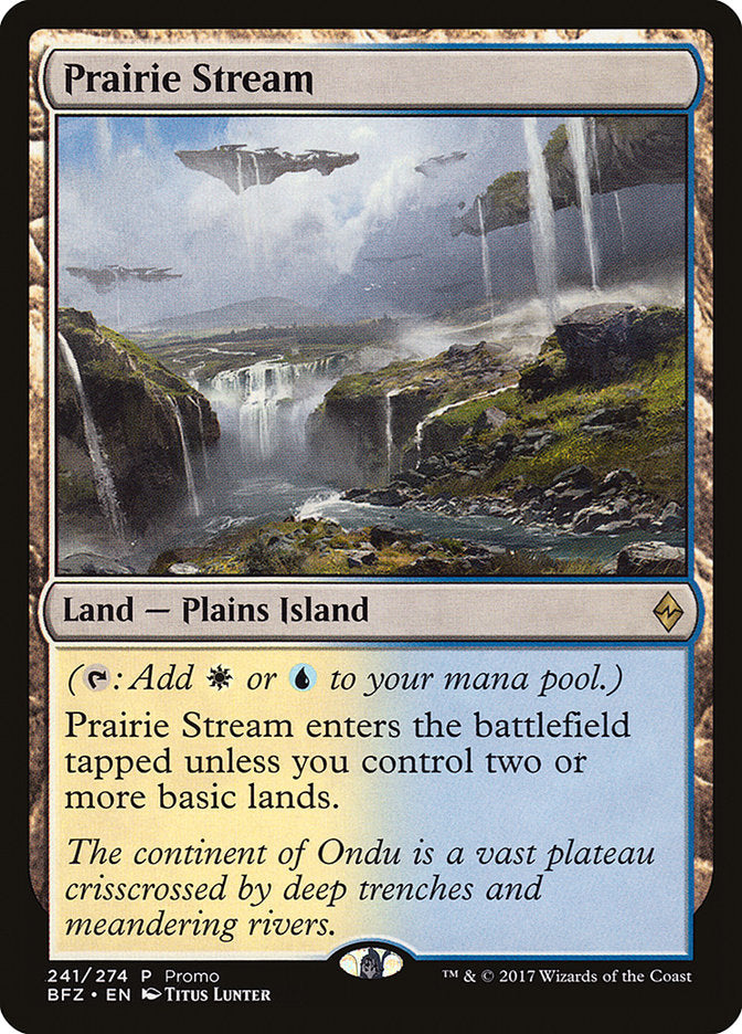 Prairie Stream (Promo) [Standard Showdown Promos] | Rook's Games and More