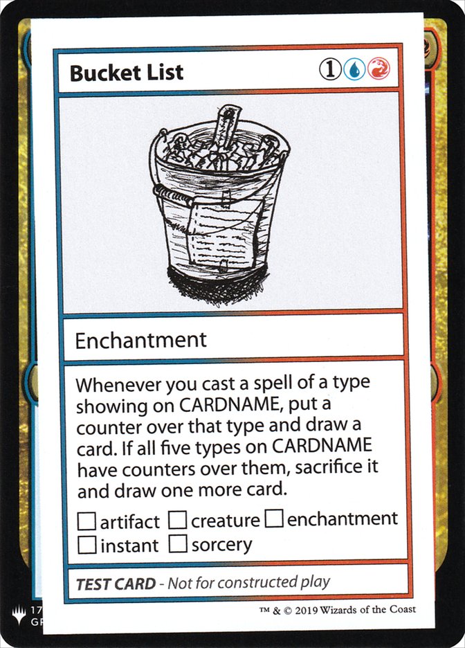 Bucket List [Mystery Booster Playtest Cards] | Rook's Games and More