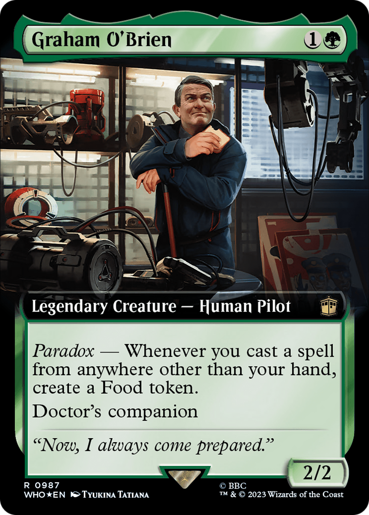 Graham O'Brien (Extended Art) (Surge Foil) [Doctor Who] | Rook's Games and More