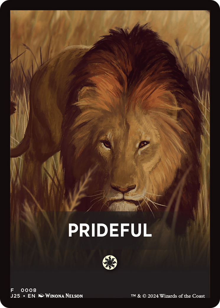 Prideful Theme Card [Foundations Jumpstart Front Cards] | Rook's Games and More