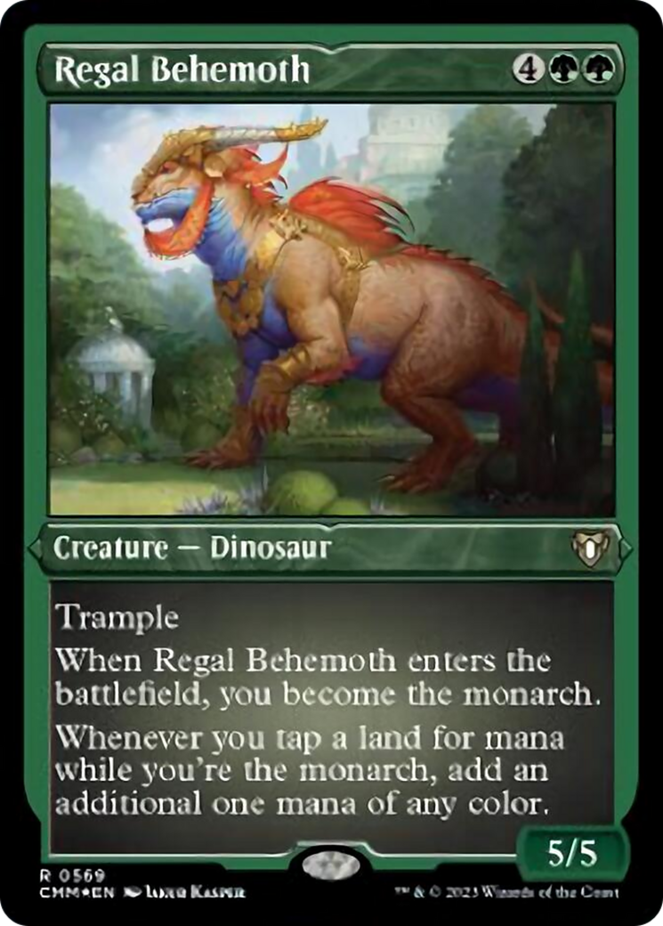 Regal Behemoth (Foil Etched) [Commander Masters] | Rook's Games and More