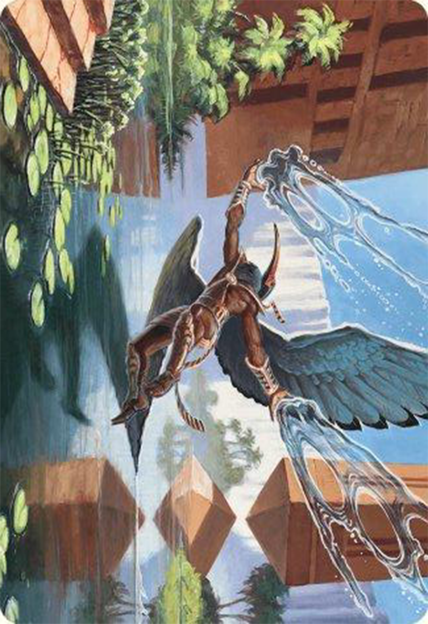 Nadu, Winged Wisdom Art Card [Modern Horizons 3 Art Series] | Rook's Games and More