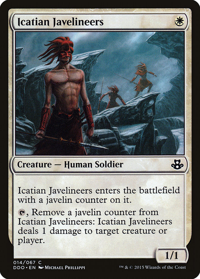 Icatian Javelineers [Duel Decks: Elspeth vs. Kiora] | Rook's Games and More