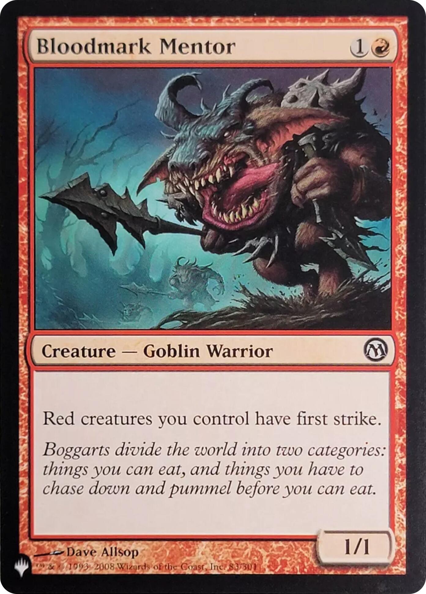 Bloodmark Mentor (83) [The List] | Rook's Games and More