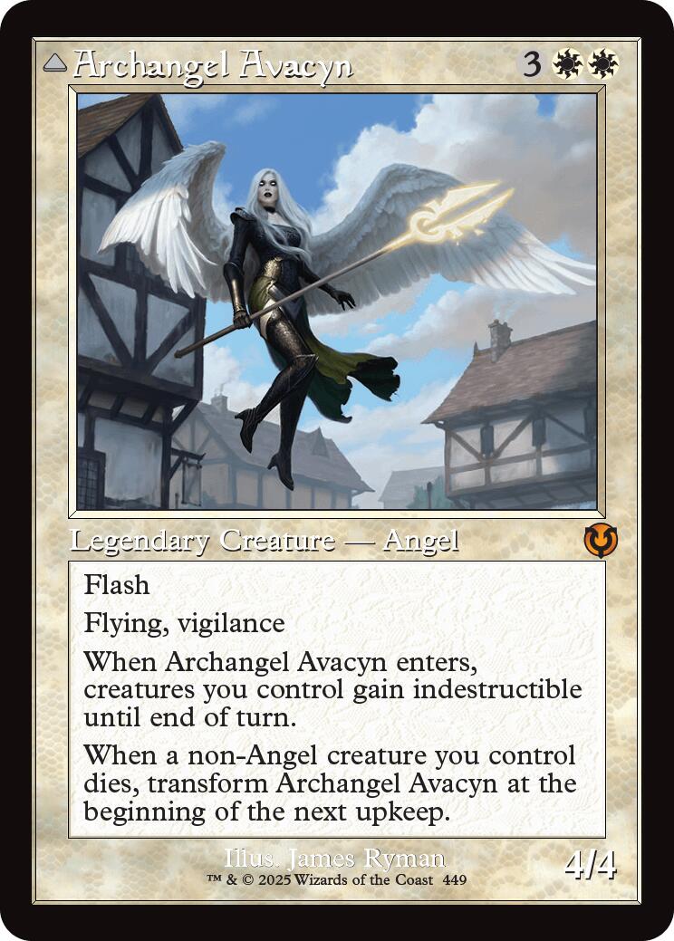 Archangel Avacyn // Avacyn, the Purifier (Retro Frame) [Innistrad Remastered] | Rook's Games and More