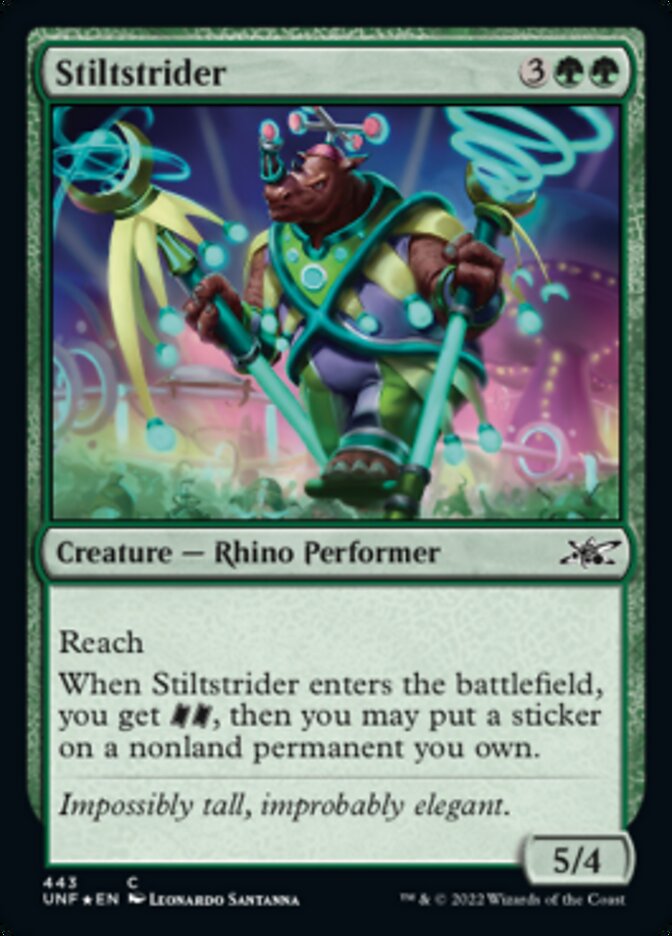 Stiltstrider (Galaxy Foil) [Unfinity] | Rook's Games and More