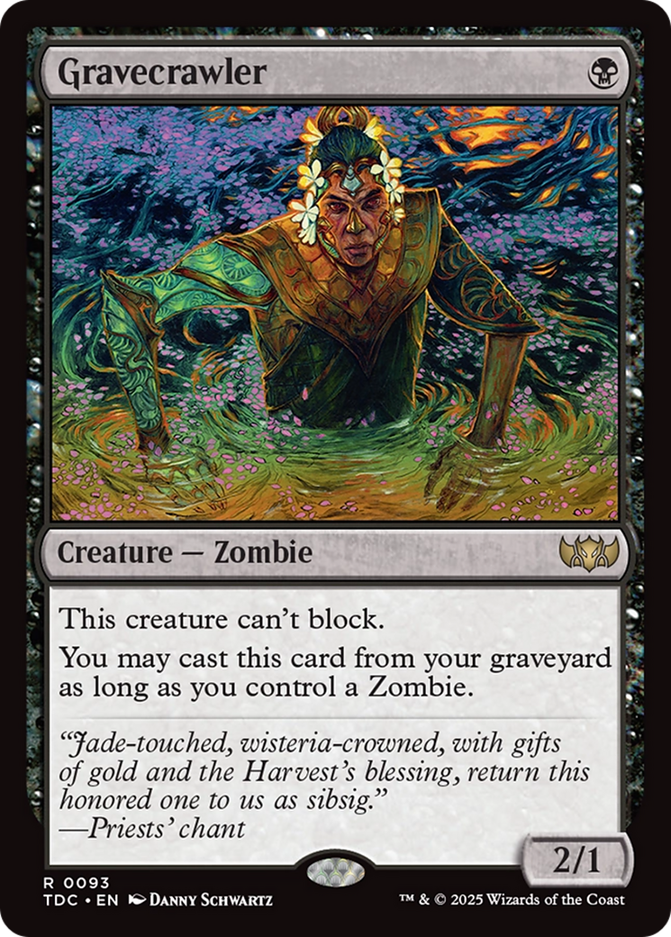 Gravecrawler [Tarkir: Dragonstorm Commander] | Rook's Games and More