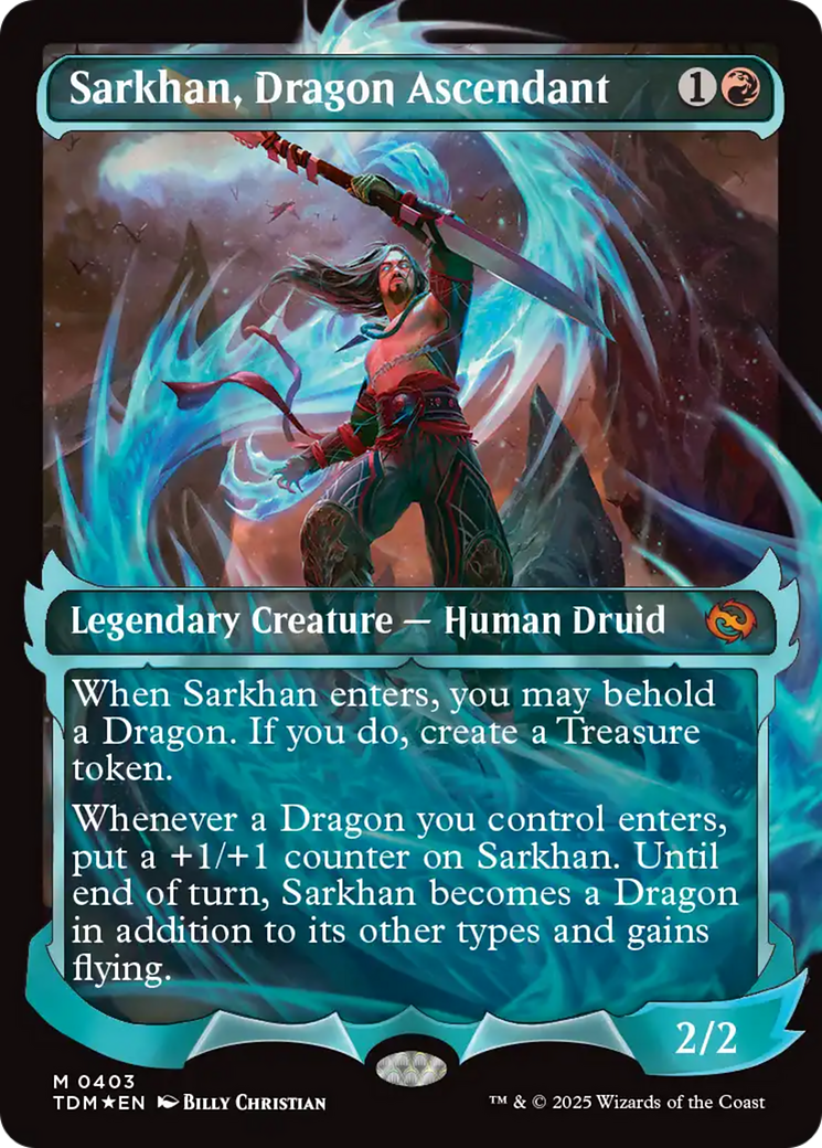 Sarkhan, Dragon Ascendant (0403) (Showcase) [Tarkir: Dragonstorm] | Rook's Games and More