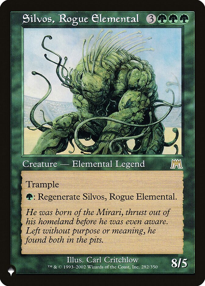 Silvos, Rogue Elemental [The List] | Rook's Games and More