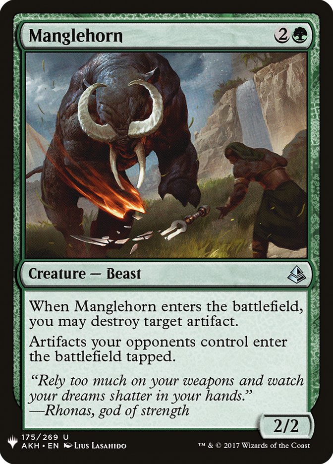 Manglehorn [Mystery Booster] | Rook's Games and More