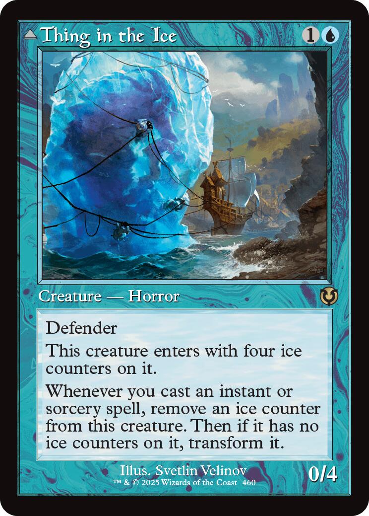 Thing in the Ice // Awoken Horror (Retro Frame) [Innistrad Remastered] | Rook's Games and More